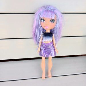 Rainbow Surprise Doll Amethyst Rae Purple Hair Tattoos 14"